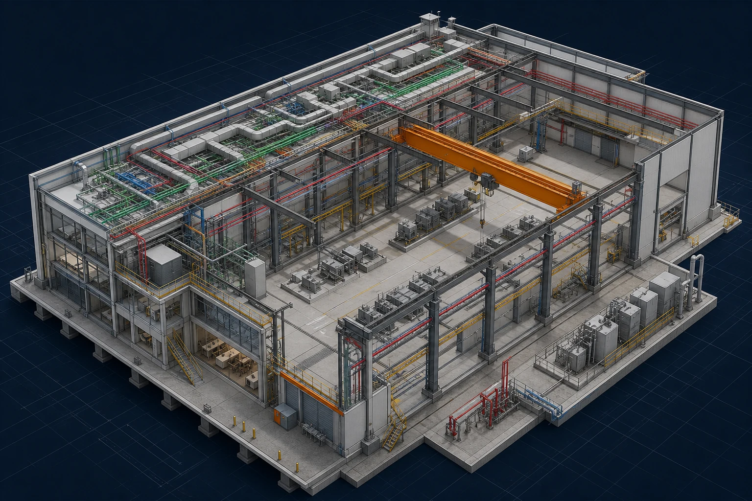 Industrial Workshop BIM presentation model